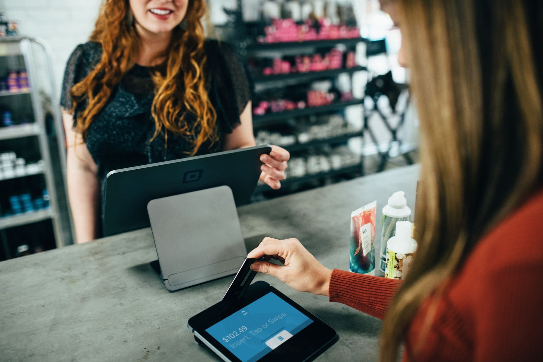 square reader at register